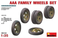 35112  дополнения из пластика  AAA FAMILY WHEELS SET  (1:35) 4820041101933