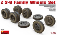35201  дополнения из пластика  ZS-6 Family WHEELS SET  (1:35) 4820183310323