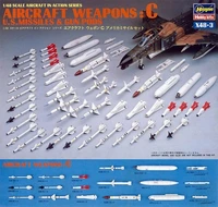 36003  дополнения из пластика  Aircraft Weapons: C. U.S Missiles &amp; Gun Pods  (1:48) 4967834361034