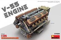 37025  дополнения из пластика  V-55 ENGINE  (1:35) 4820183311702
