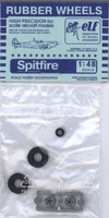 4804  дополнения из пластика  Rubber Wheels. SpitFire Mk1.-V.  (1:48) 2000000128849