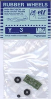 7208  дополнения из пластика  Rubber Wheels. Y@K-3  (1:72) 2000000129075
