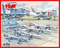 72212  дополнения из пластика  Советское авиавооружение "воздух-воздух" (1:72) 2000000003757
