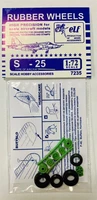 7235  дополнения из пластика  Rubber Wheels. С-25  (1:72) 2000000171951