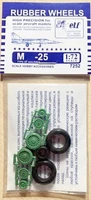 7252  дополнения из пластика  Rubber Wheels. M&amp;G-25  (1:72) 2000000161624