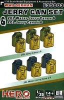 E35003  дополнения из пластика  WWII German Jerry Can Set  (1:35) 4710205350034