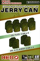E35006  дополнения из пластика  Jerry Can Blitz Can (12 pcs)  (1:35) 4710205350065