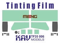 KAV TF35 001  дополнения из пластика  Тонировочная пленка П@нцирь С1 (Meng)  (1:35) 2000000175553
