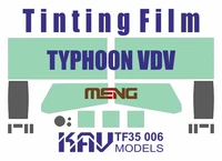 KAV TF35 006  дополнения из пластика  Тонировочная пленка Тайфун ВДВ К-4386 (Meng)  (1:35) 2000000175607