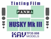 KAV TF35 008  дополнения из пластика  Тонировочная плёнка на Husky Mk III VMMD (Panda)  (1:35) 2000000194820