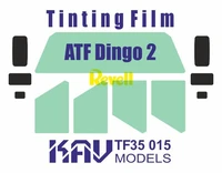 KAV TF35 015  дополнения из пластика  Тонировочная плёнка ATF Dingo 2 (Revell)  (1:35) 2000000229348