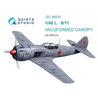 QC48015  дополнения из пластика  Набор остекления L@-9/11 (ARK)  (1:48) 2000000195346