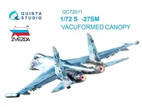 QC72011  дополнения из пластика  Набор остекления ОКБ С-27СМ (Звезда)  (1:72) 2000000223070