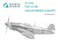 QC72084  дополнения из пластика  Набор остекления Y@K-1B (Arma Hobby)  (1:72) 2000002135265