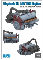RM-2075  дополнения из пластика  Maybach HL 120 TRM Engine for Pz.kfz.IV/StuG.IV Series  (1:35) 4897062621894