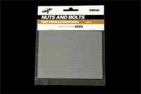 SPS-008  дополнения из пластика  Nuts and Bolts SET C 156 pcs. each size -1.3 / 1.5 / 1.7 mm  (1:35) 4897038550296