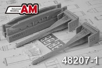 AMC 48207-1  дополнения из смолы  Ракета "воздух-воздух" Р-60 с ПУ П-62-1 (2шт.)   (1:48) 2000002094869