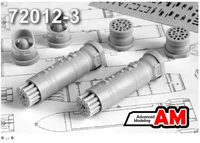 AMC 72012-3  дополнения из смолы  Б-8В20 блок НАР  (1:72) 2000002128328