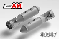 AMC 48047  дополнения из смолы  ФАБ-250 ТС (образца 1954 г.) (4шт.)  (1:48) 2000002185130