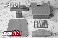 AMC 48101  дополнения из смолы  Кабина самолета @н-2  (1:48) 2000002085881