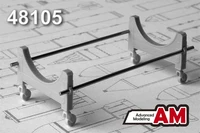 AMC 48105  дополнения из смолы  Тележка для 3000л. подвесного бака для С-24 и С-34  (1:48) 2000002094890
