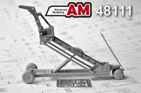 AMC 48111  дополнения из смолы  Кран-тележка для подвески  авиабомб калибром до 500 кг  (1:48) 2000002085911