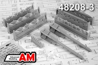 AMC 48208-3  дополнения из смолы  Авиационная управляемая ракета Р-73 с П-72-1Д  (1:48) 2000002095101