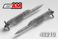 AMC 48210  дополнения из смолы  Р-77-1 с пусковой АКУ-170  (1:48) 2000002185154