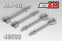 AMC 48502  дополнения из смолы  AIM-9B (4шт.)  (1:48) 2000002194378