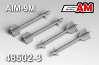 AMC 48502-3  дополнения из смолы  AIM-9M (4шт.)  (1:48) 2000002194408