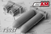 AMC 72027  дополнения из смолы  РБК-500 АО-2,5 РТМ, разовая бомбовая кассета  (1:72) 2000002086093