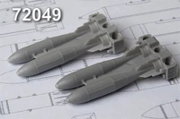 AMC 72049  дополнения из смолы  ФАБ-250 М-62, фугасная авиабомба калибра 250 кг  (1:72) 2000002086154
