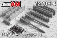 AMC 72208-4  дополнения из смолы  Ракета "воздух-воздух" малой дальности Р-73Л с пусковой П-72  (1:7 2000002126119