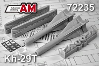 AMC 72235  дополнения из смолы  Авиационная управляемая ракета Х-29Т с пусковой АКУ-58-1  (1:72) 2000002086253