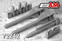 AMC 72242  дополнения из смолы  Авиационная управляемая ракета Х-59М с пусковой АКУ-58  (1:72) 2000002086284