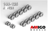 AMG 144-125  дополнения из смолы  Набор колес шасси А-124  (1:144) 2000002209140