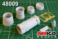 AMG 48009  дополнения из смолы  Сопло двигателя Р-35 M&amp;G -23МЛ /МЛА/ МЛД, M&amp;G-23П, M&amp;G-23МС  (1:48) 2000002086871