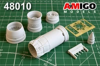 AMG 48010  дополнения из смолы  M&amp;G-27К, Д, БН Реактивное сопло двигателя Р-29Б-300  (1:48) 2000002126928