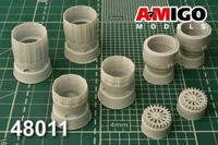 AMG 48011  дополнения из смолы  Сопло двигателя РД-33 (2 шт) M&amp;G-29   (1:48) 2000002086895