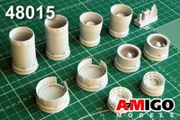 AMG 48015  дополнения из смолы  Реактивное сопло двигателя РД15Б-300 (2 шт) M&amp;G-25 П/ ПД   (1:48) 2000002086901