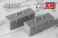 AMG 48109  дополнения из смолы  Инструментальный ящик (2шт.)  (1:48) 2000002164517