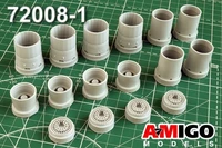 AMG 72008-1  дополнения из смолы  Реактивное сопло двигателя НК-32 Т-160  (1:72) 2000002086567