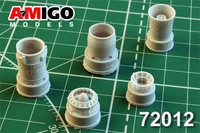 AMG 72012  дополнения из смолы  M&amp;G-21Ф/Ф-13 Реактивное сопло двигателя Р11Ф-300  (1:72) 2000002126805