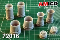 AMG 72016  дополнения из смолы  Реактивное сопло двигателя Д-30Ф6 М&amp;Г-31Б/ БМ  (1:72) 2000002086635