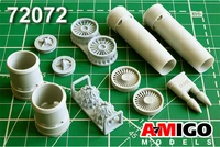 AMG 72072  дополнения из смолы  JT8D-15 для модели Boeing 737-200  (1:72) 2000002164470