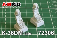 AMG 72306  дополнения из смолы  Катапультное кресло К-36ДМ серия2, 2шт, С-27/-33, M&amp;G-29/-31 (1:72) 2000002086413