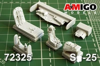 AMG 72325  дополнения из смолы  Кабина самолета С-25 с катапультным креслом К-36  (1:72) 2000002086475