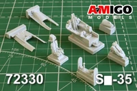 AMG 72330  дополнения из смолы  Кабина самолета С-35С с катапультным креслом К-36Д-5  (1:72) 2000002086505