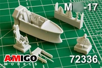 AMG 72336  дополнения из смолы  Кабина для M&amp;G-17 с катапультным креслом КК-1  (1:72) 2000002142287