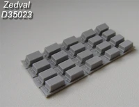 D35023  дополнения из смолы  Контейнеры ДЗ «Контакт-3» тип «С» (50 шт.)  (1:35) 2000002163718